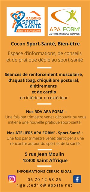 LA SALLE, MAISON SPORT SANTÉ APA FORM’- SAINT AFFRIQUE