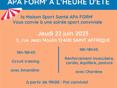 APA Form' à l'heure d'été