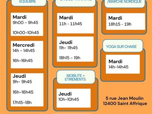 NOUVEAU PLANNING, NOUVELLE SAISON ! 